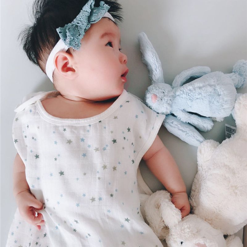 出口muslin婴儿背心睡袋竹棉柔软儿童宝宝四八层无袖纱布睡袋四季