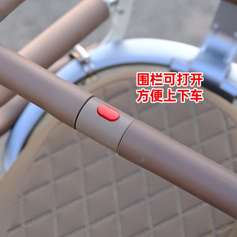 电动车儿童后置座椅围栏扶手电动自行车婴儿小孩宝宝安全坐椅后座
