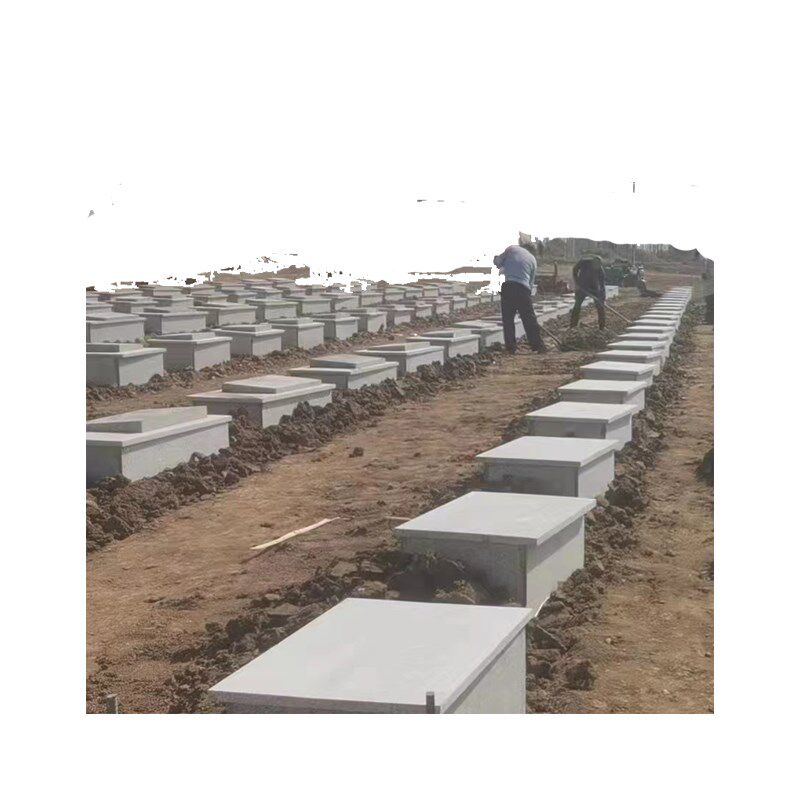 公墓石材农村改造墓碑石门墩大理石碑双穴坟墓简易花岗岩墓穴石雕