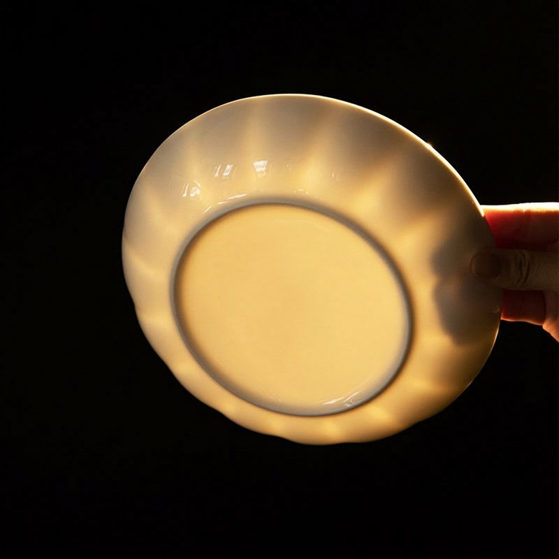 白色骨瓷盘子家用菜盘2026新款高级感精致漂亮陶瓷餐盘碟子餐具