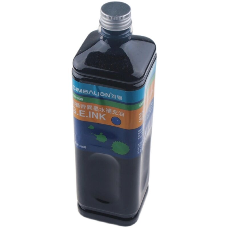 900CC雄狮奇异笔墨水服装修色补色油墨颜料色差修补黑色蓝色红色