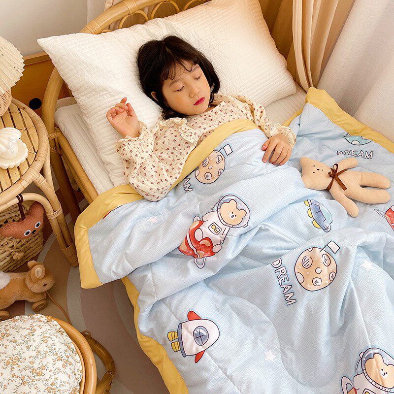儿童春秋薄被子冬被幼儿园夏被空调被水洗夏凉被儿童被单人宿舍被