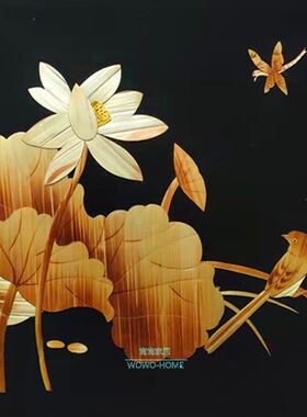 中式纯手工麦秆杆秸杆芦苇麦草画无框草编粘贴画芯艺术画手工作业