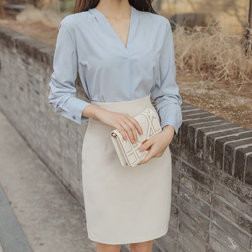 OL职业裙包裙工装西装包臀裙半身裙女短裙一步裙黑色中裙正装裙子