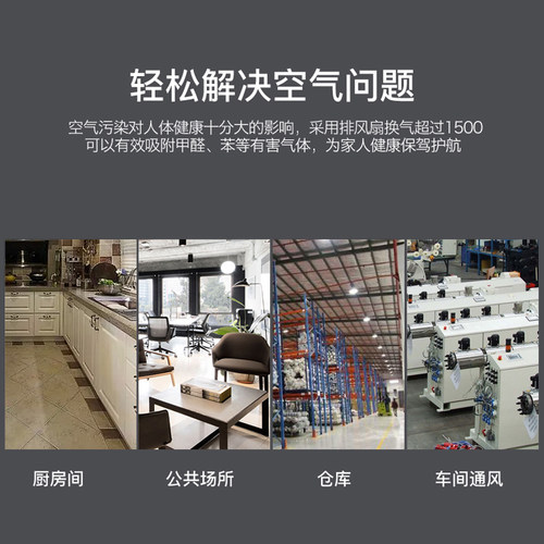 SF轴流风机大功率厨房商用排气扇管道抽风机强力排风扇工业换气扇