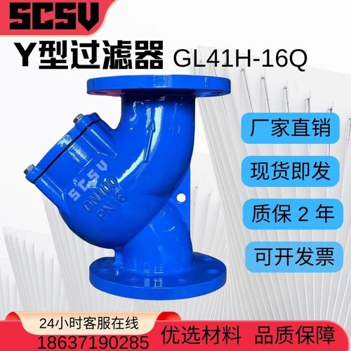 Y型过滤器GL41H-16Q法兰过滤器球墨铸铁法兰过滤器质保二年DN8010