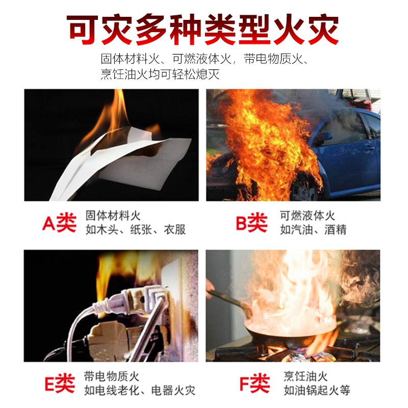 居安特小型车载水基灭火器绿色环保型水基灭火器便携车用水剂灭火