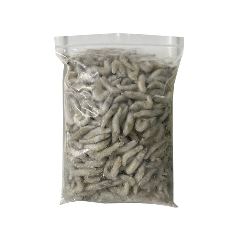 冷冻小河虾鱼食淡水新鲜活冰冻虾段龙鱼饲料虾仁喂鱼麦穗鱼泥鳅段