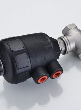 304不锈钢干燥机水阀气动T型角座阀腰鼓阀4分6分1寸DN15 20 25 50