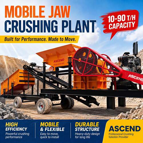 Mobile jaw crusher, multi-model jaw crusher for mining