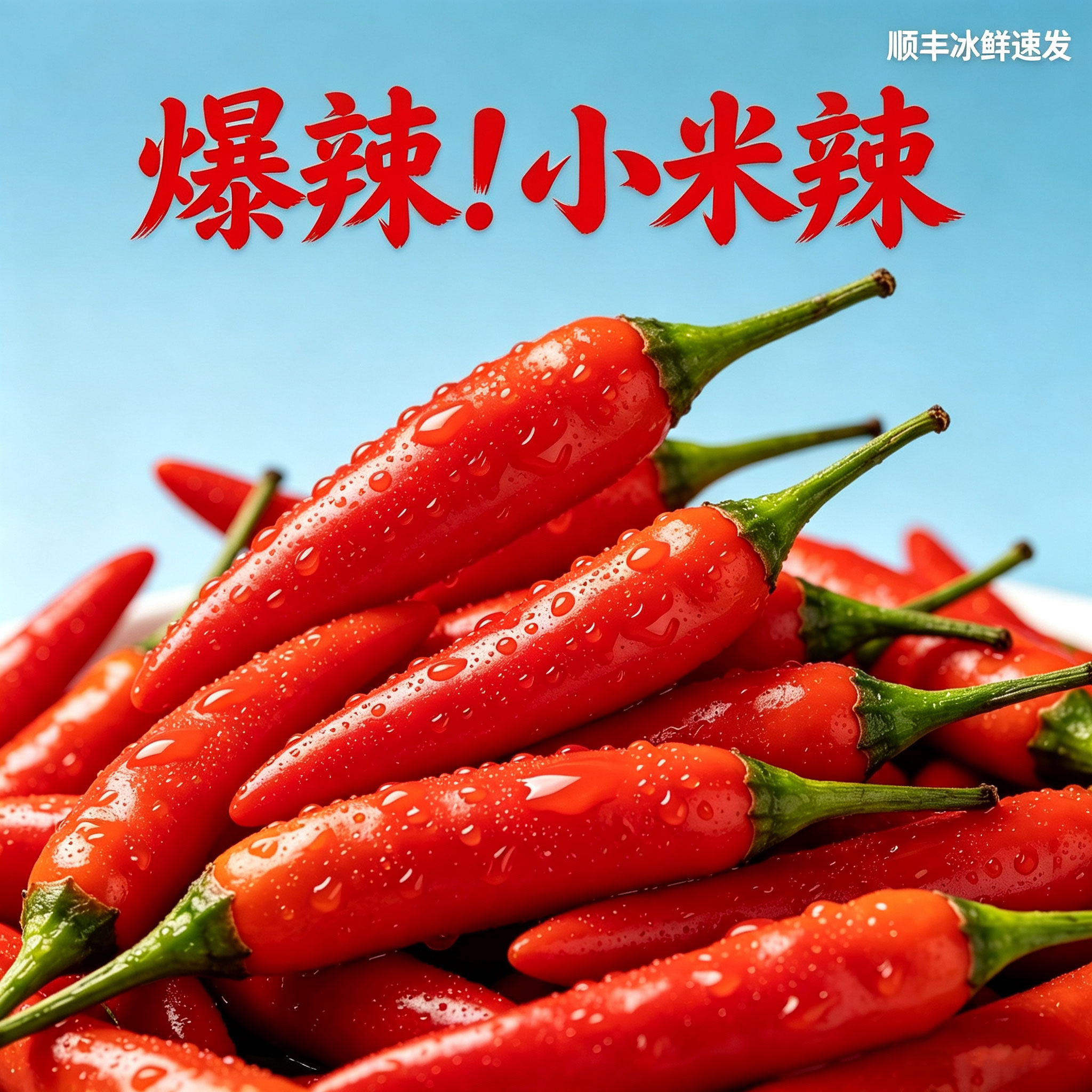小米辣新鲜现摘朝天椒小米椒商用红辣椒指天椒香辣中辣小米椒现摘