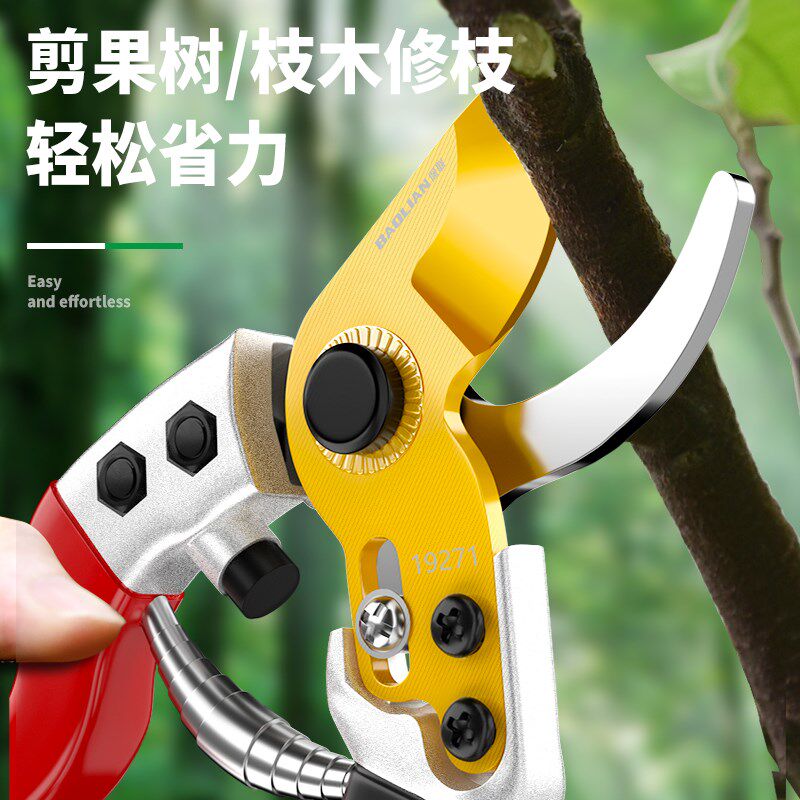 保联剪枝剪刀园林花艺专用修枝剪果树粗大花剪园艺树枝剪子工具图片