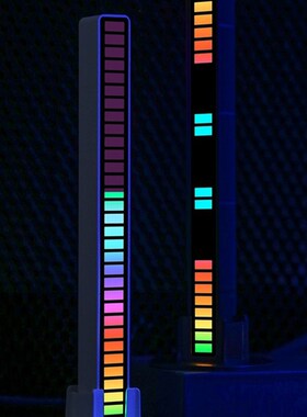 RGB拾音氛围灯 声控音乐节奏灯电竞桌面摆件APP遥控vfz拾音灯车载