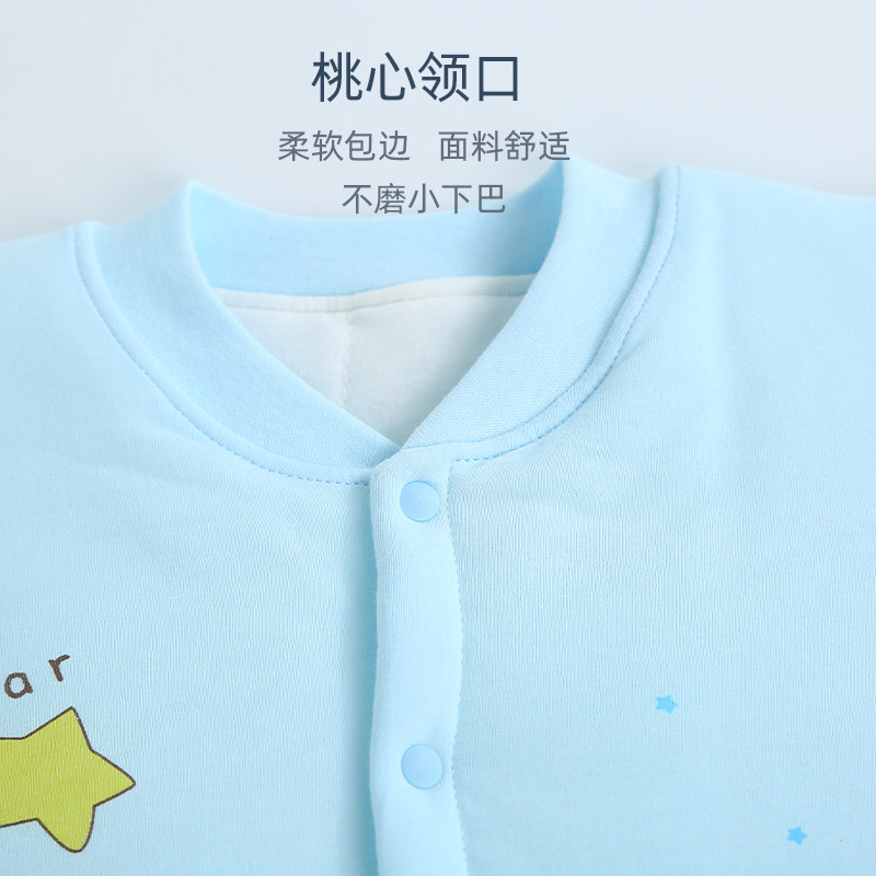 婴儿衣服套装秋冬季棉服6-24个月男女童宝宝保暖外套加厚夹棉冬装