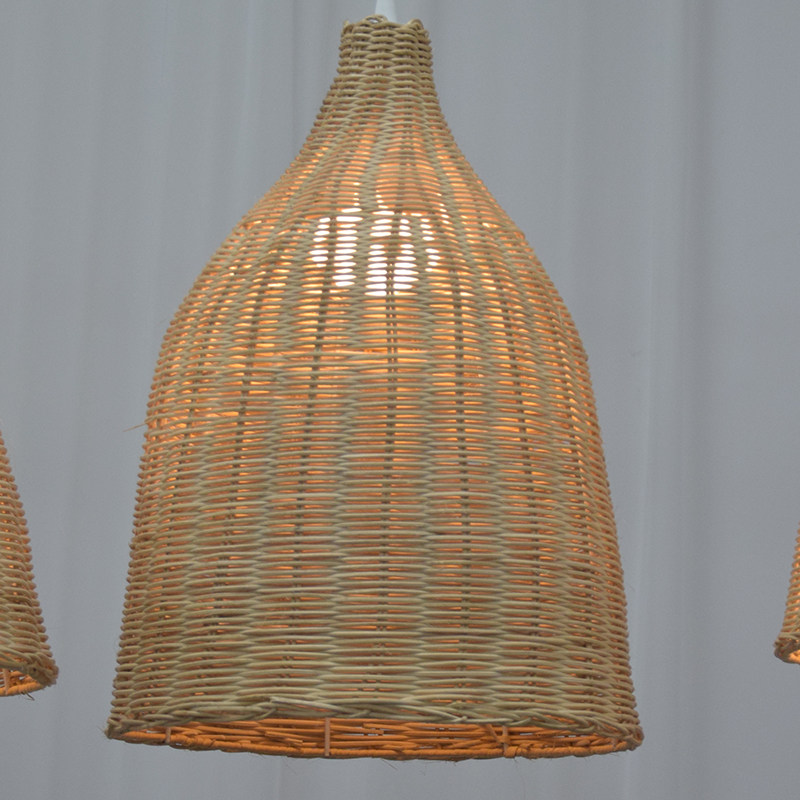 婚庆婚礼道具竹编酒杯藤编路引吊灯户外场地布置装饰森系摆件藤灯