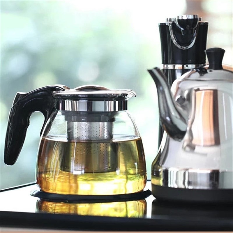 泡茶壶玻璃耐高温饮水机专用茶吧机烧水壶保温养生壶茶叶分离荼壶图片
