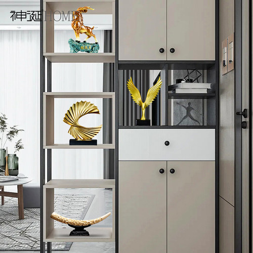 新中式高档领头羊摆件家居饰品电视柜客厅办公室桌面酒柜玄关装饰