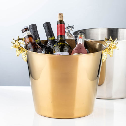 不锈钢创意冰桶KTV酒吧用品香槟桶商用装冰块桶大容量啤酒红酒桶