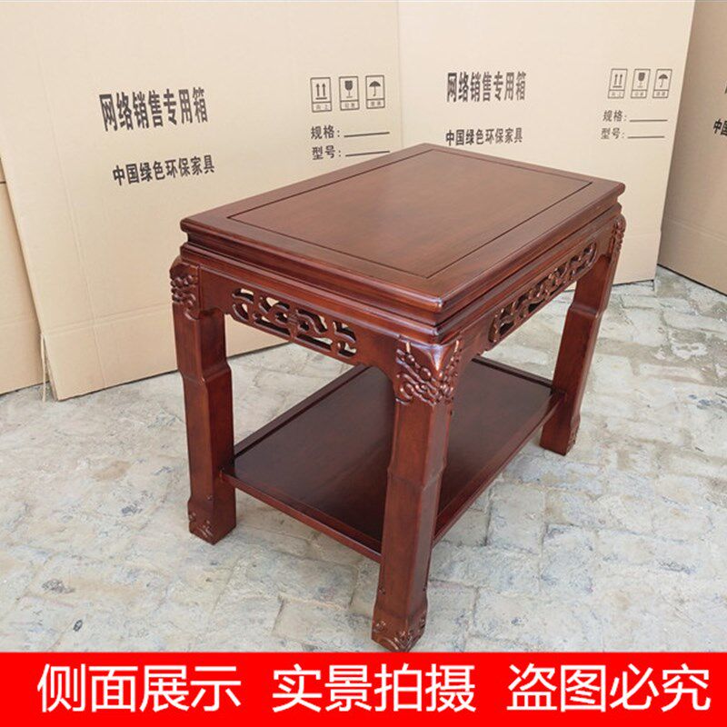 盆景架实木客厅奇石底座鱼缸架超承重长方形花架工艺品置物架包邮