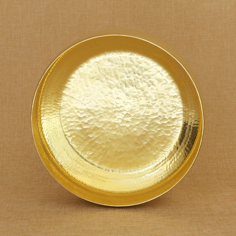 纯手工纯铜茶洗纯铜黄铜水盂纯铜水洗茶盂铜建水茶钵铜茶海洗茶碗