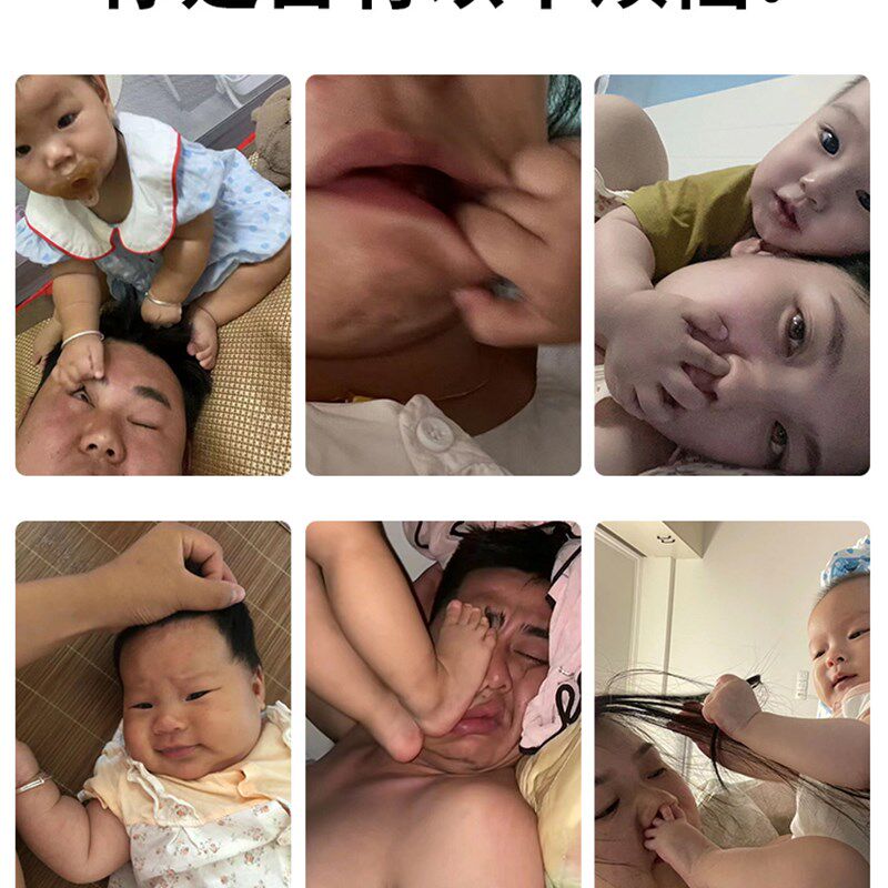 防犊面具面罩防犊子小孩打脸抓扣脸鼻子防护脸罩婴儿宝宝带娃神器