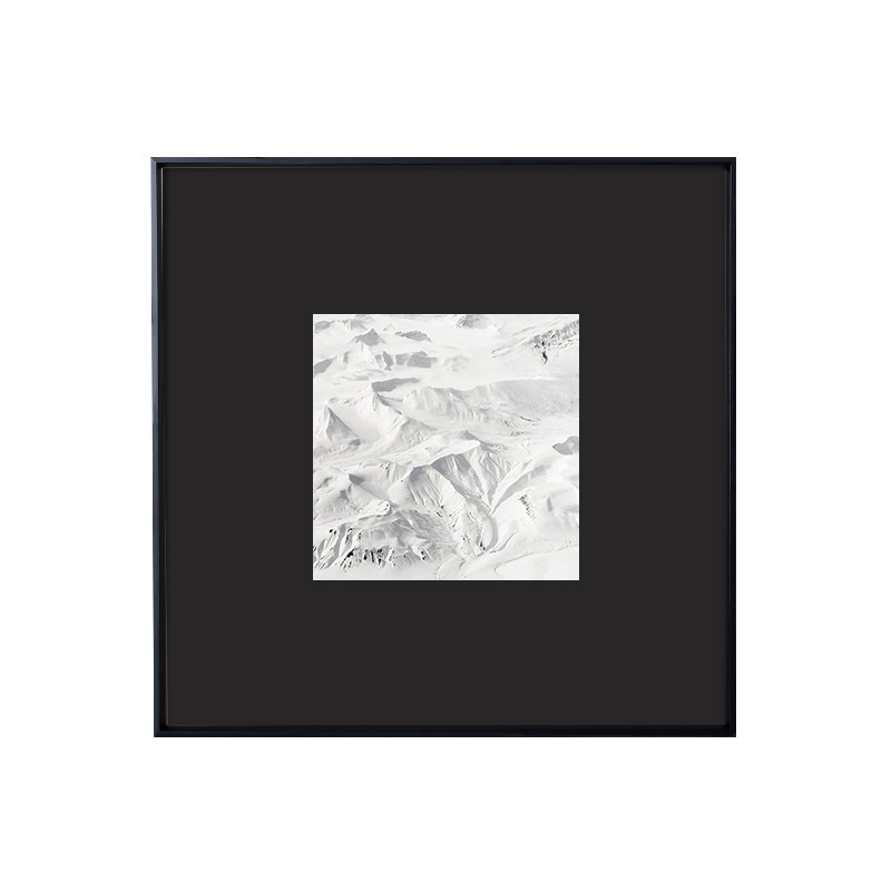 客厅挂画山水风景画走廊过道挂画油画布沙发背景墙壁画黑框装饰画