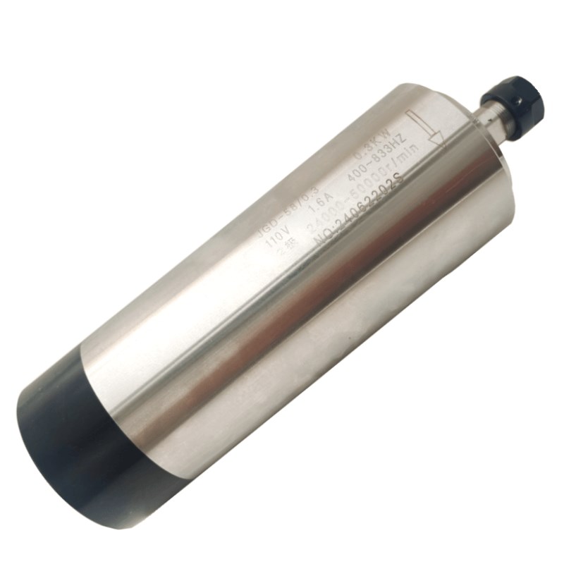 58自冷主轴 JGD-58-0.3KW高速电主轴电机 建肯主轴 精工主轴