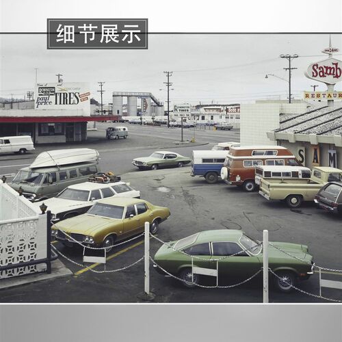 斯蒂芬肖尔 摄影装饰画 摄影家Stephen Shore 客厅小众艺术挂画