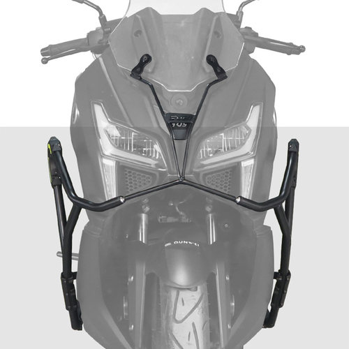 适用隆鑫LX150T-29无极SR150GT摩托车保护杠防摔保险杠包围后护杠