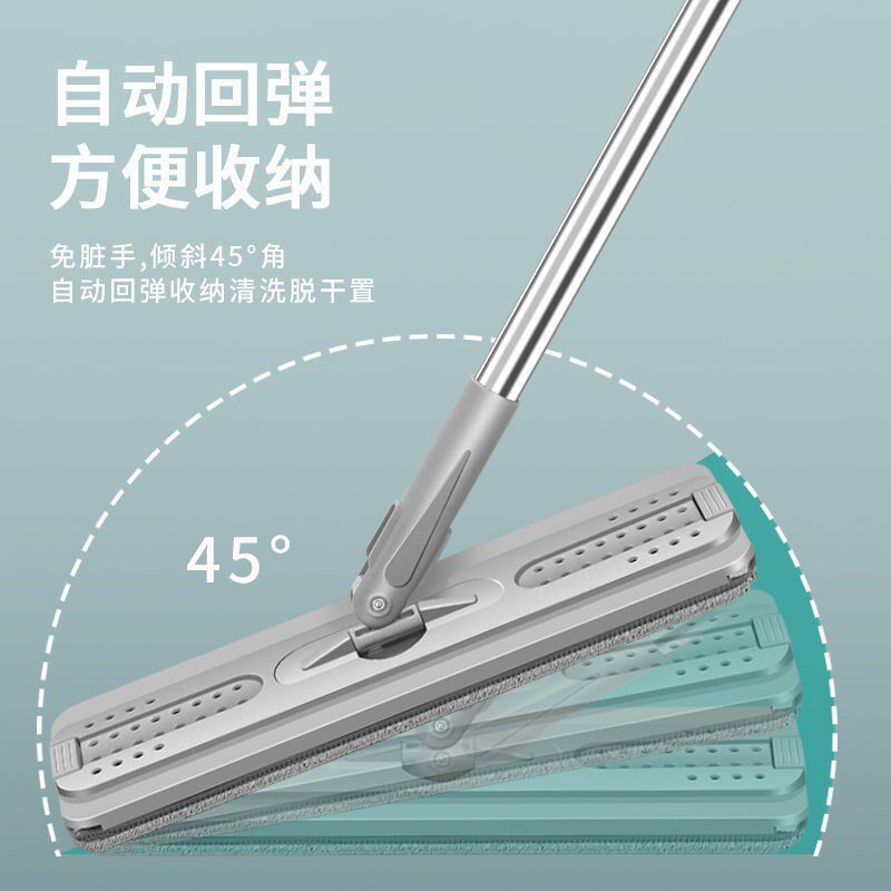 加厚拖把新款刮刮乐懒人家用大拖布免手洗一拖净平板拖地