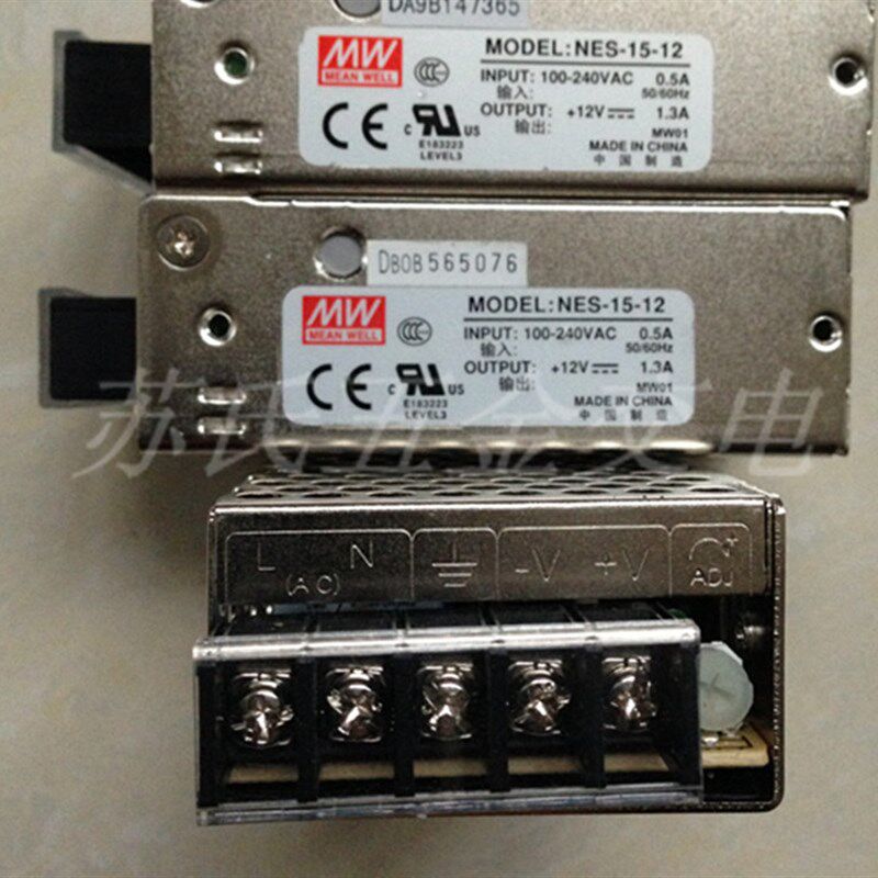 原装正品 台湾明纬开 关电源 NES-15-12  DC12V 1.3A