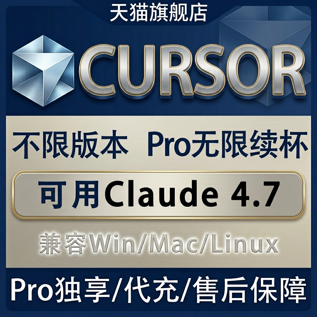 Cursor Pro独享/无限续杯会官方账号opus4.7员成品订阅sonnet定制