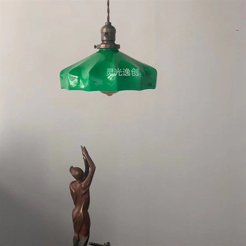 中古wuone工业风铝材餐厅吊灯单头简约小吊灯火锅店咖啡厅锅盖灯