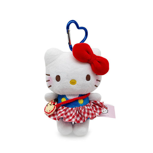 正版凯蒂猫毛绒钥匙扣