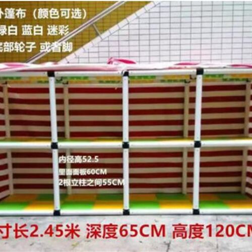 幼儿园户外玩具收纳架带篷布室外防雨器械柜儿童积木移动置物架子