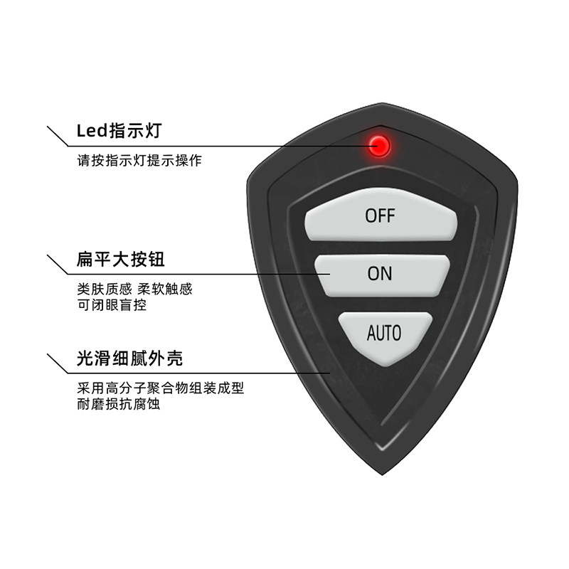 433/315智能双频通用型对拷车库门遥控器卷帘门卷闸门电动门钥匙