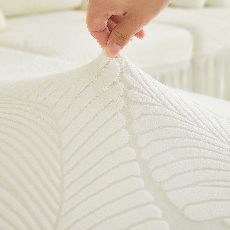 带贵妃位的沙发套全包万能2024新款四季裙边奶油风防猫抓保护套罩