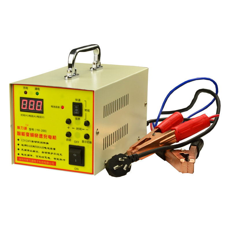 大功率汽车电瓶充电器 货车智能机12V24伏纯铜自动快速100A400a安
