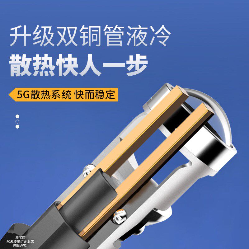 24V货车H7双光透镜LED大灯解放J6远近一体H4H3H1灯泡超亮强光车灯