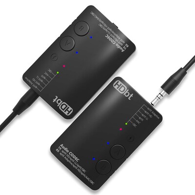 高通QCC芯Adaptive APTX HD LL蓝牙5.2音频适配器接收发射二合一