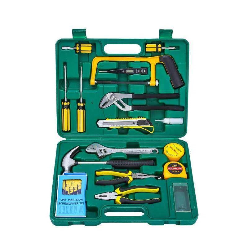家用组套工具套装手动工具组合电讯机修工具箱五金工具大全