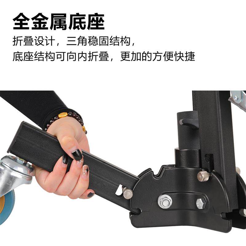 摄影地灯架可折叠摄影灯脚架横臂灯架影视架顶灯斜臂架影棚闪光灯