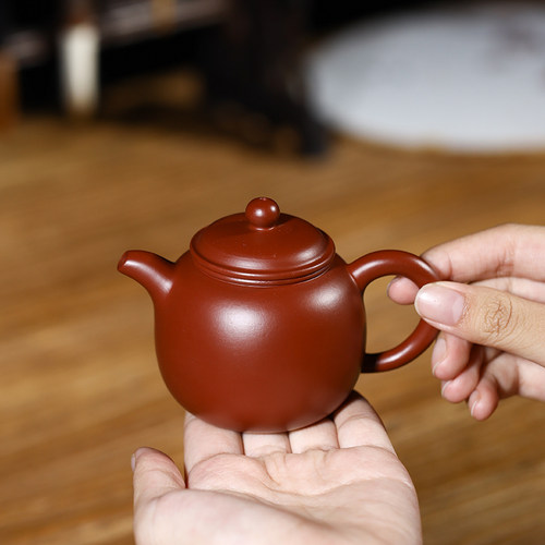 紫砂壶小容量纯手工小号原矿大红袍功夫茶壶家用正宗宜兴手壶茶具
