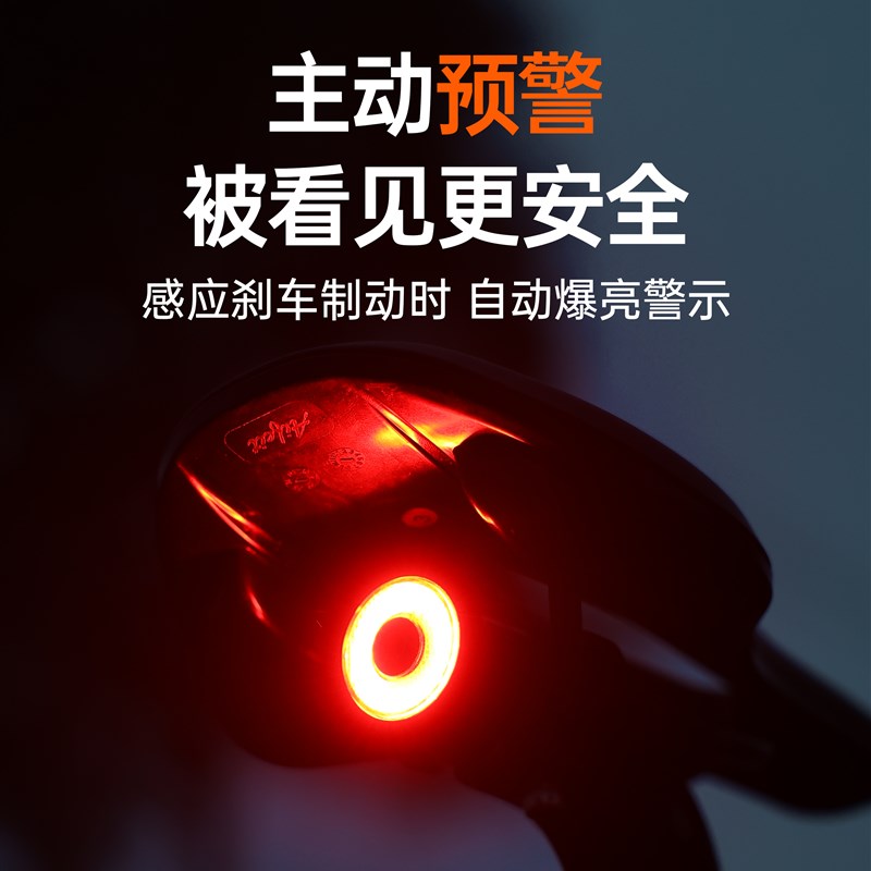 自行车灯夜骑专用山地车公路车夜间骑行装备长续航超亮前尾灯套装