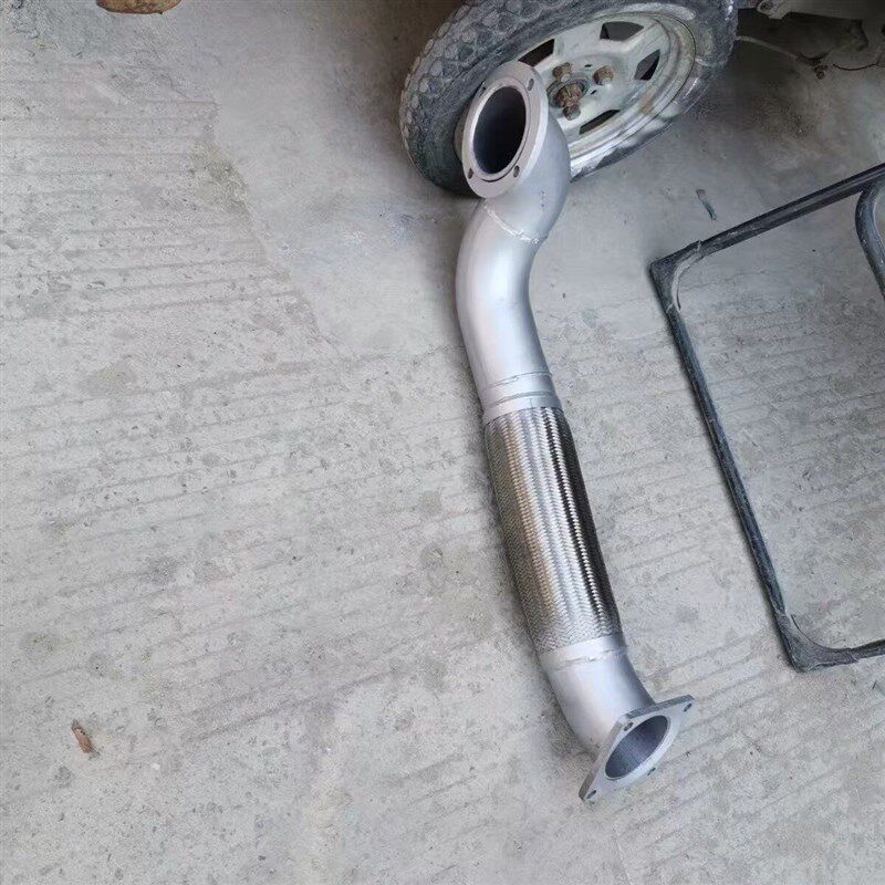 中联吊车25v专用排气管消音器排气管波纹管软连接金属软管加厚型
