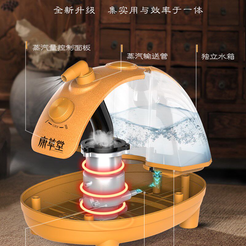 康草堂汗蒸箱家用单人蒸桑拿房浴箱满月发汗排毒全身熏蒸机汗蒸袋