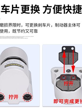 气动刹车气缸数控机床抱闸空压蝶式制动器CDBF-L6-L8-L10-L15-L20