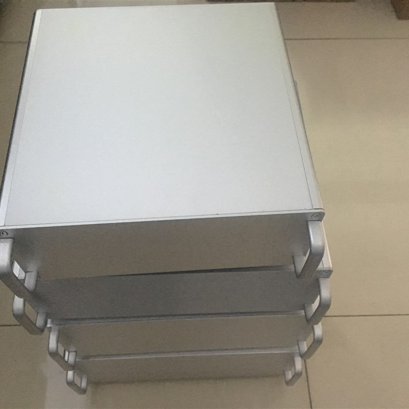 DIY高档工业机箱网络控制机柜壳体分体式铝型材外壳锂电池接线盒