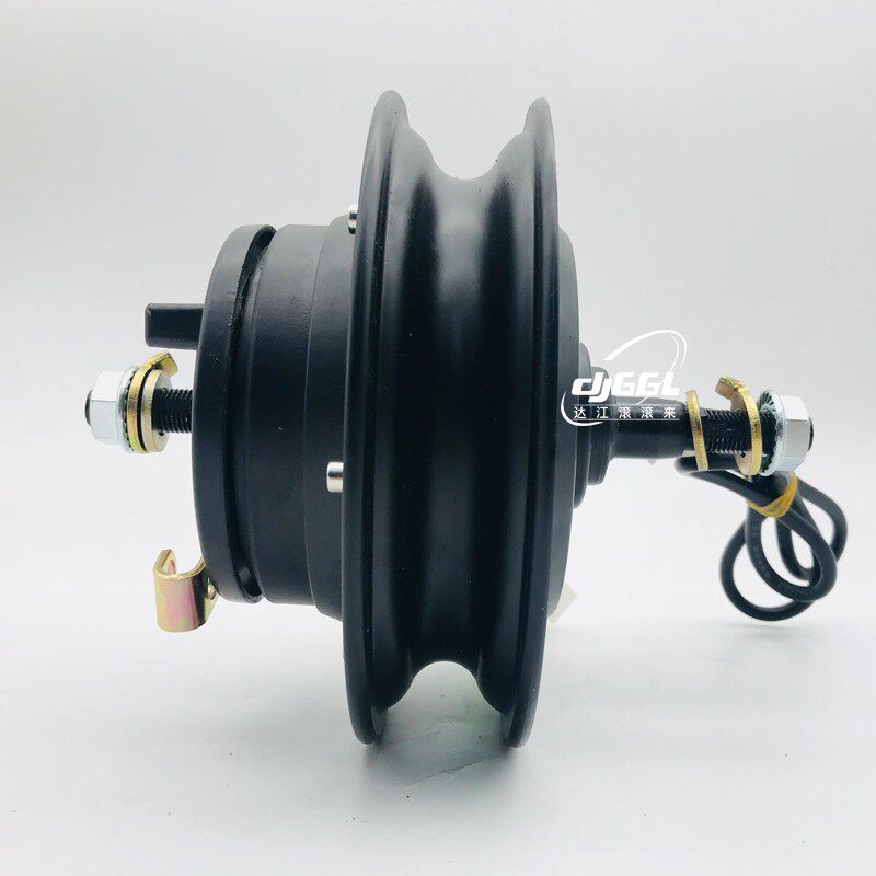 10寸电机轮毂滑板车改装套件24V350W36V48V电动车十寸电机轮毂