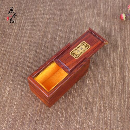 实木印章收纳盒红木饰品首饰盒玉器玉佩木盒红酸枝文玩盒子私章盒
